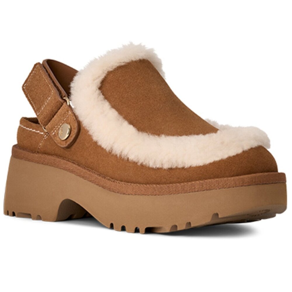 UGG $150 Esmee Clogs Chestnut Sz 9 NIB!